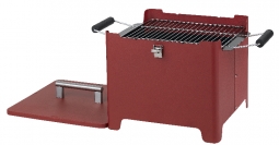 Tepro 1143 CUBE Chill&Grill Holzkohlegrill -rot